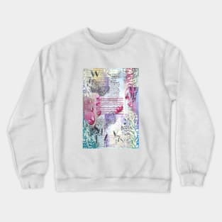 rosa Blüte Vintage Crewneck Sweatshirt